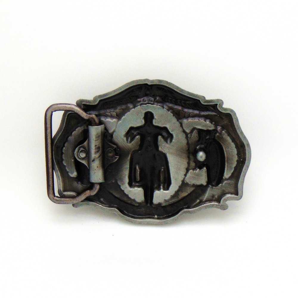 wholesale Hip-hop plate belt buckle zinc alloy soft enamel western cowboy belt buckle for men