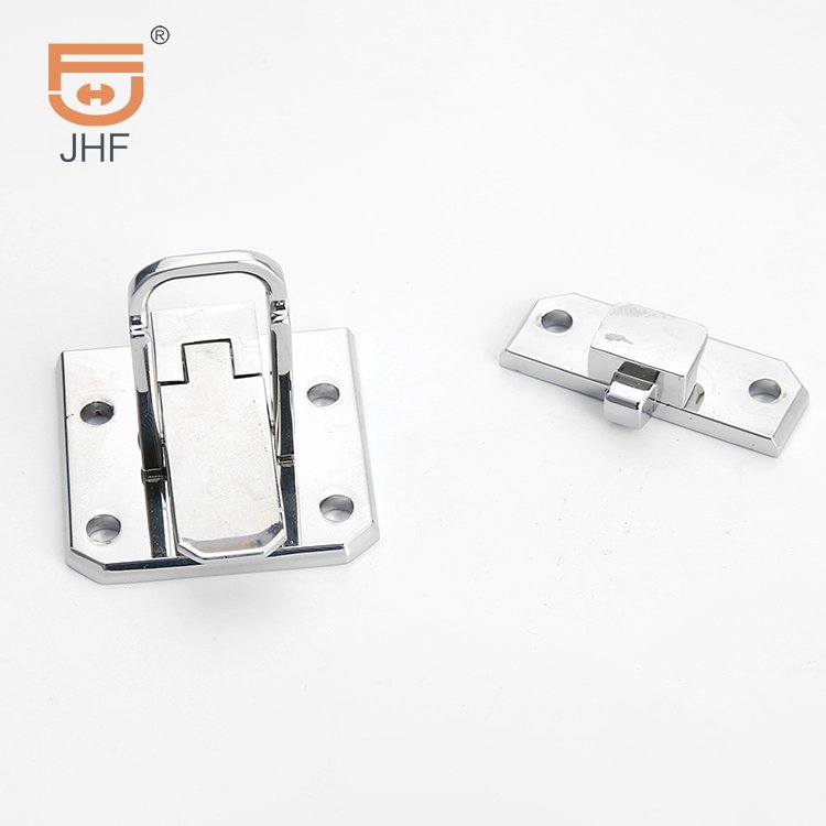 Custom buckle boxes metal zinc locks latch made box hardware lock