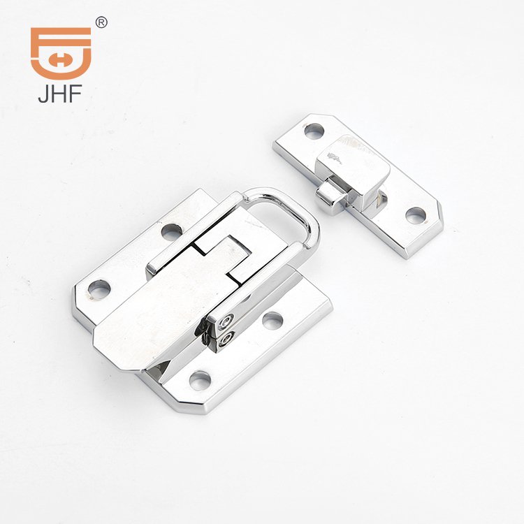 Custom buckle boxes metal zinc locks latch made box hardware lock