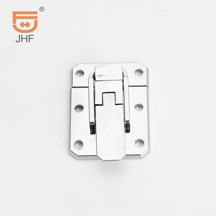 Custom buckle boxes metal zinc locks latch made box hardware lock