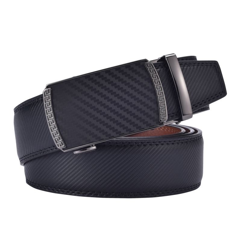 Men's Automatic Buckle Business Leather Belt Adjustable