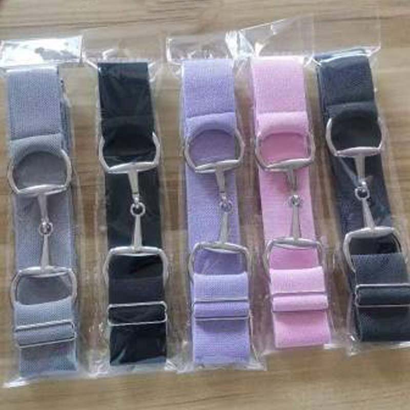 Ladies D Ring Buckle Belts with Flexible fabric fit all size Horse Riding Bit Belts
