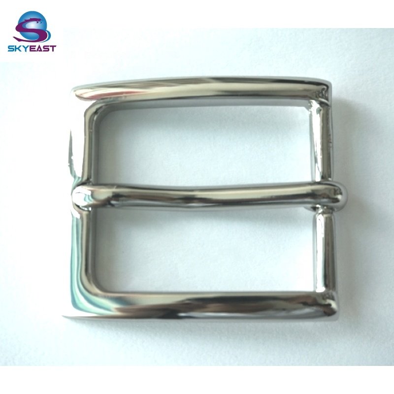 Long life High quality Wholesale High Polished and Shiny Nickel Solid Brass Pin Belt Buckles