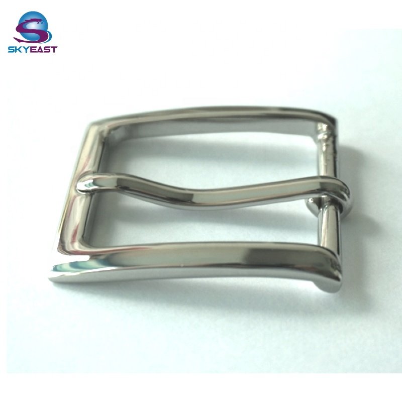 Long life High quality Wholesale High Polished and Shiny Nickel Solid Brass Pin Belt Buckles