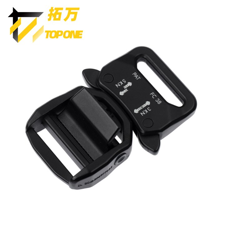 26MM Logo Custom Spring Function Bag Accessories Small Zinc Alloy Tactical Belt Buckle