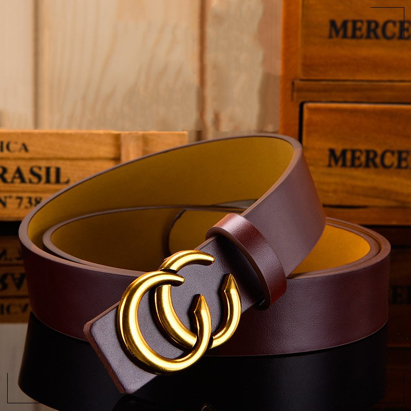 LYT333 Women Belt Fashion Waist Belt PU Leather Metal Buckle Belts Ladies Dress Jeans Wild Waistband