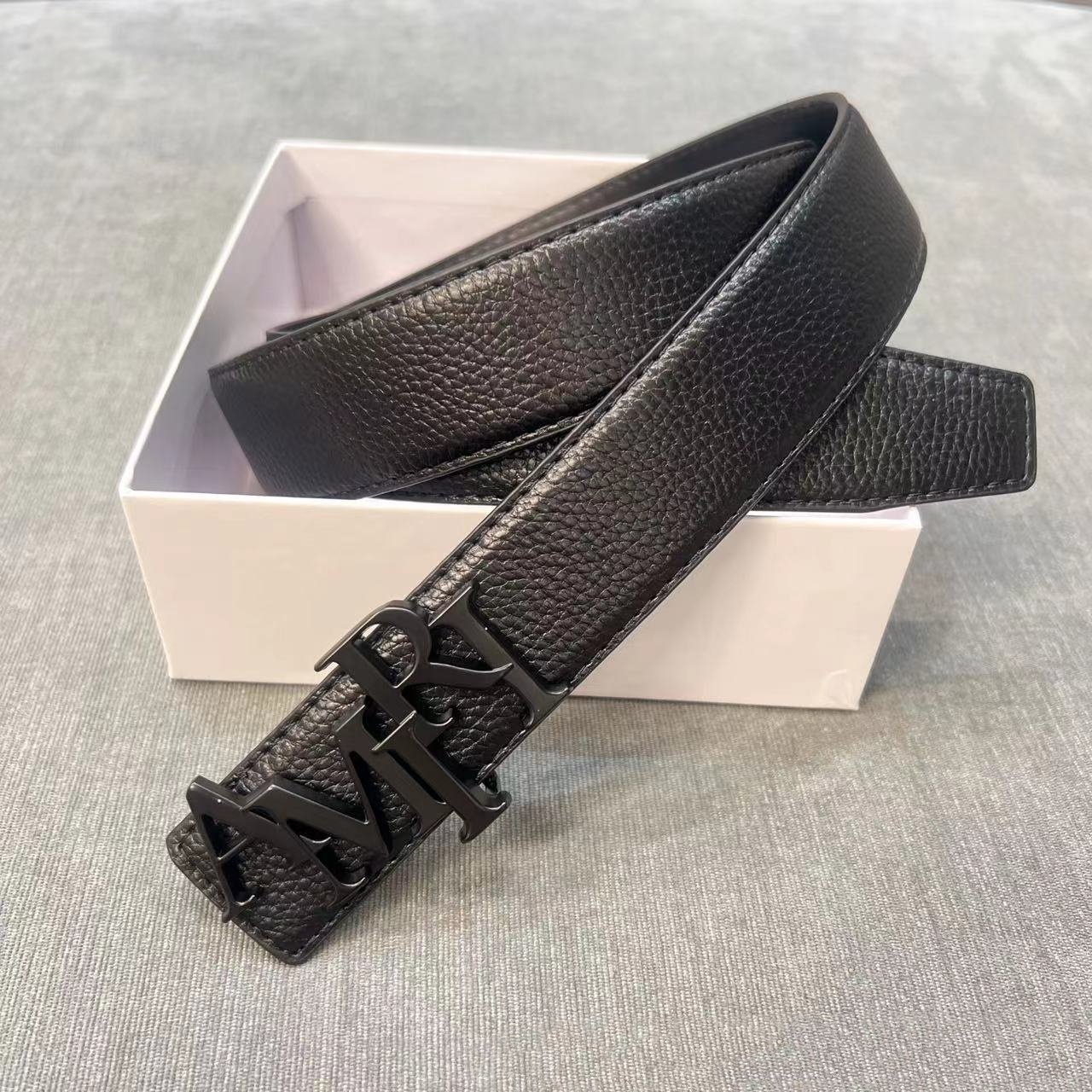 Wholesale (3.8cm wide 100-125cm long+Designer box) belt buckle Designer brand custom leather belts for men