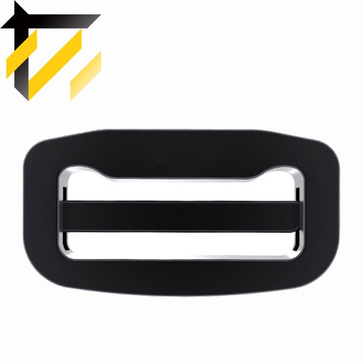 Heavy tactical leather bag belt accessories slide buckle