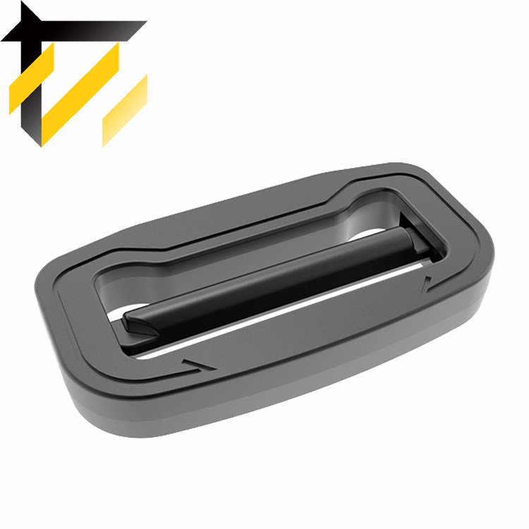 Heavy tactical leather bag belt accessories slide buckle
