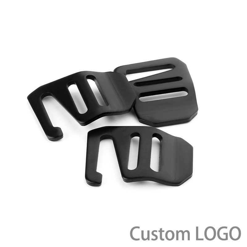 Customized Silver Aluminum D Ring Triangle Slider Strap D Buckle G shape buckle 9 shape buckle For Dog Collar/Harness/Pet leash