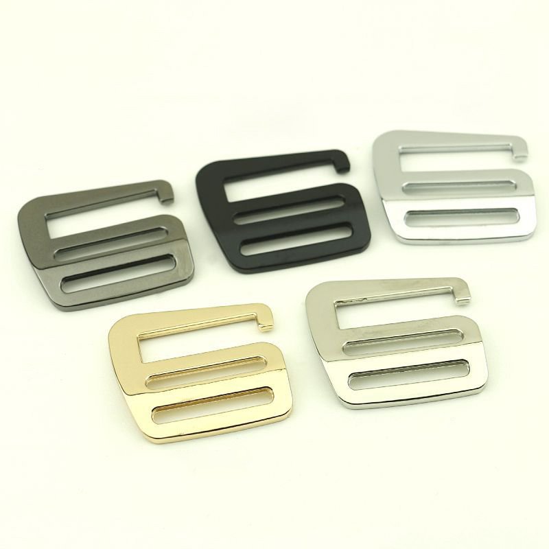 Customized Silver Aluminum D Ring Triangle Slider Strap D Buckle G shape buckle 9 shape buckle For Dog Collar/Harness/Pet leash