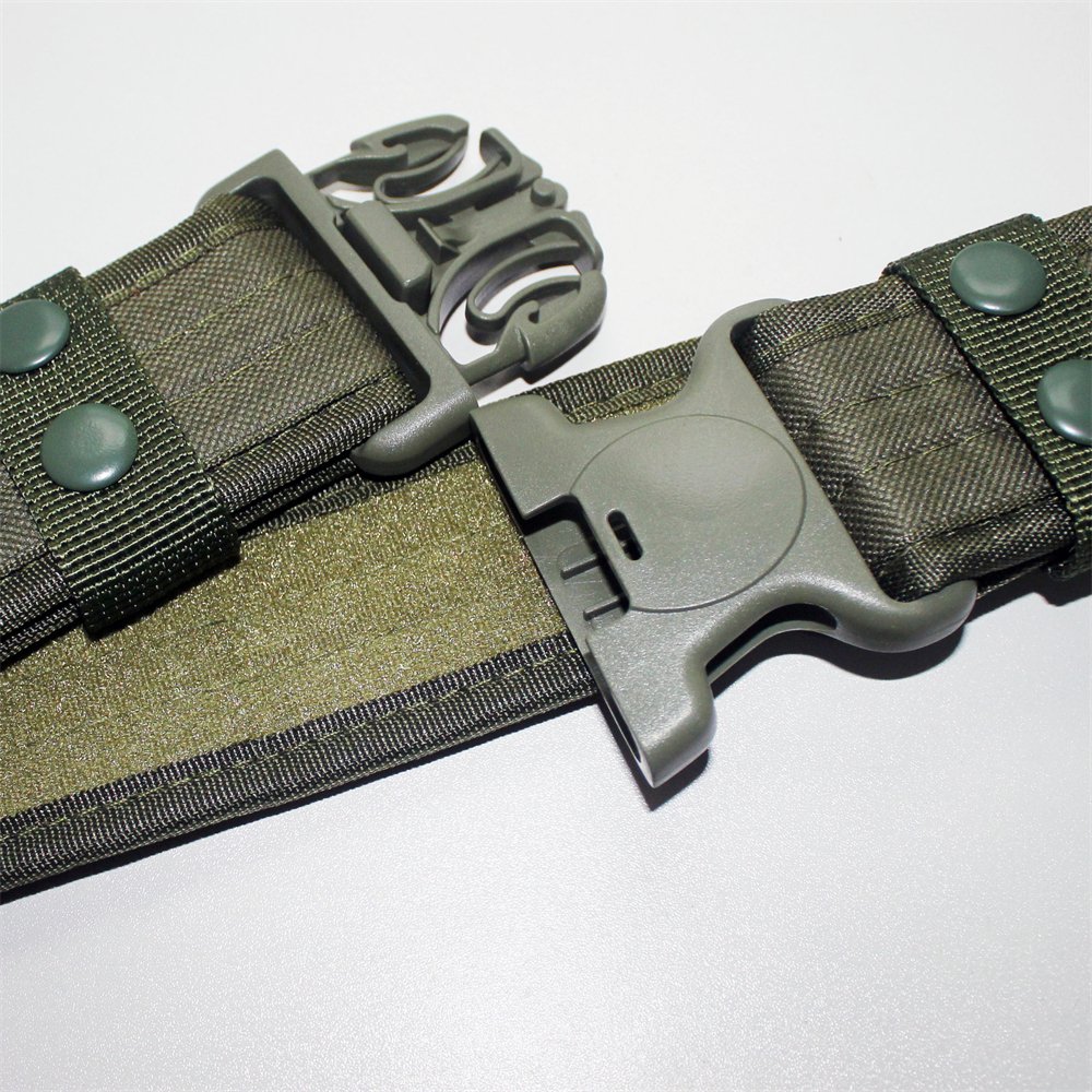 Tronyond Outdoor Custom Camouflage Tactical Elastic Waistband Alloy Buckle Weave Belt Camo Student Jeans Canvas Fabric Belts