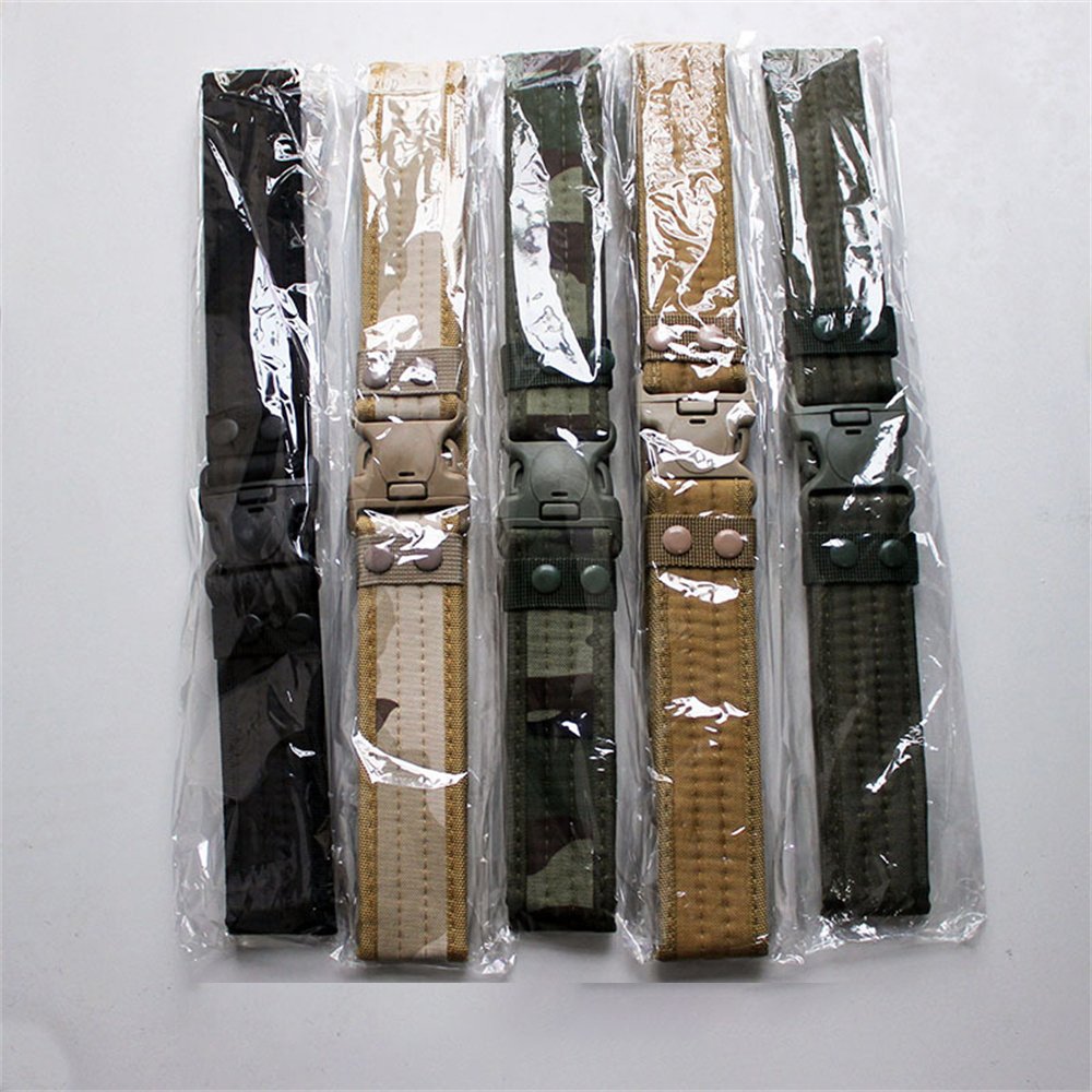 Tronyond Outdoor Custom Camouflage Tactical Elastic Waistband Alloy Buckle Weave Belt Camo Student Jeans Canvas Fabric Belts