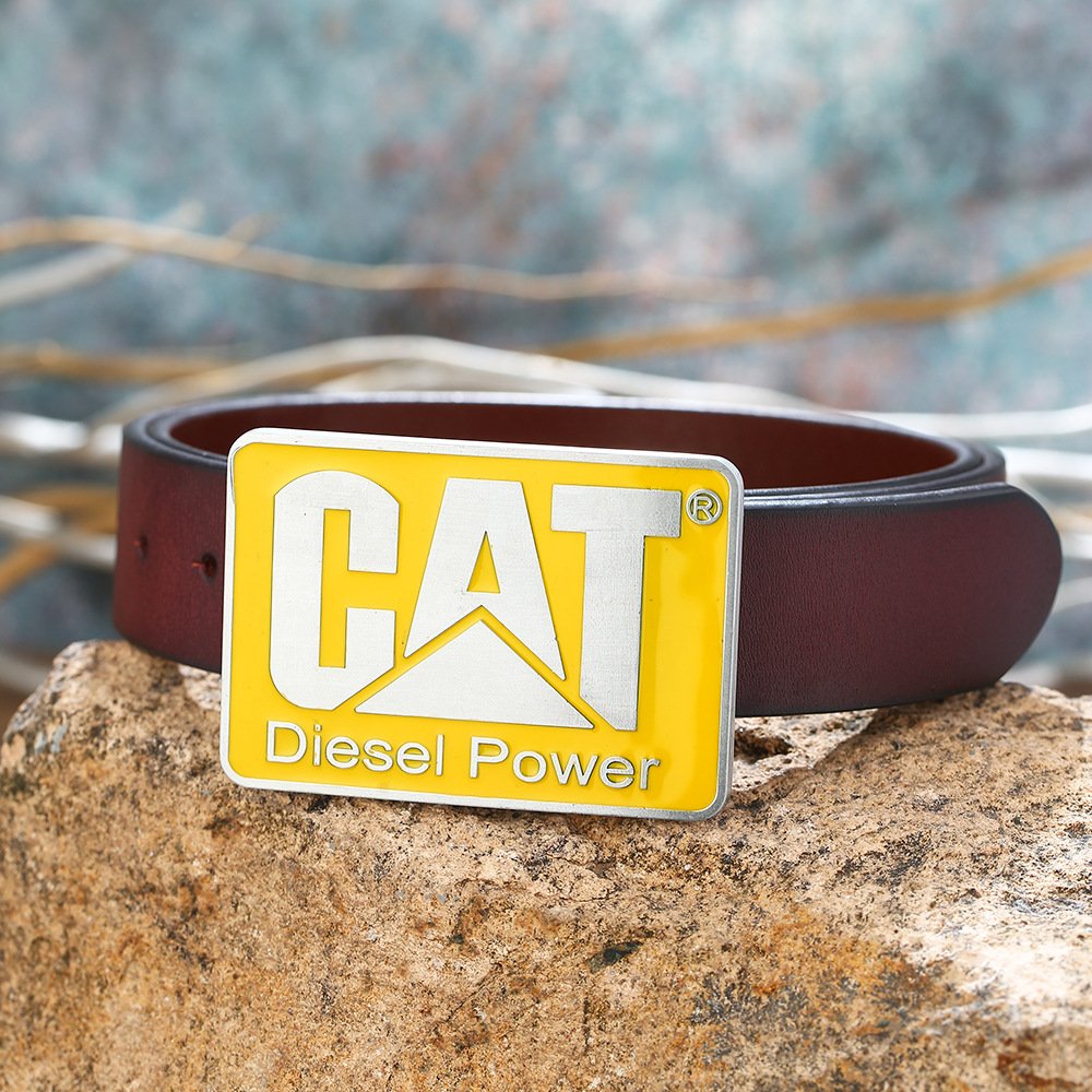 American popular Square Alphabet soft enamel belt buckle western cowboy belt buckle for men