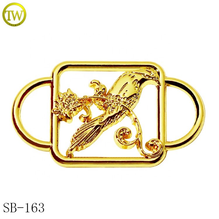 Custom bikini accessories swimwear metal connector swimsuit front decorative metal buckle shell starfish buckle