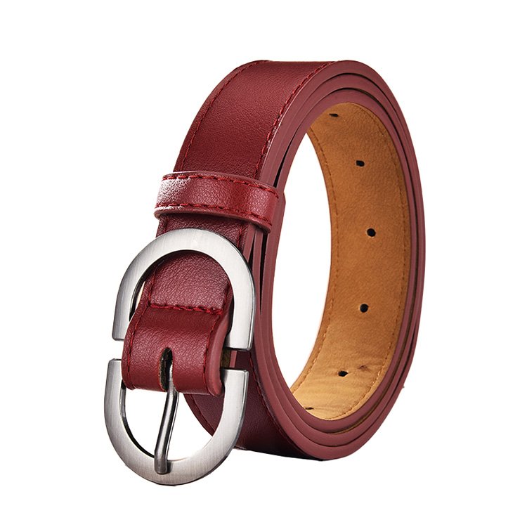 Double D Buckle Fashion Lady Daily Use Simple Jeans Decoration Belt
