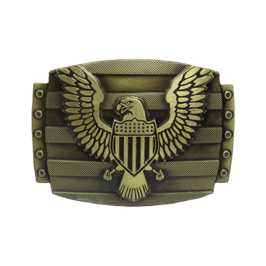 Zinc Alloy large Western cowboy small pattern eagle belt buckle casual belt buckle