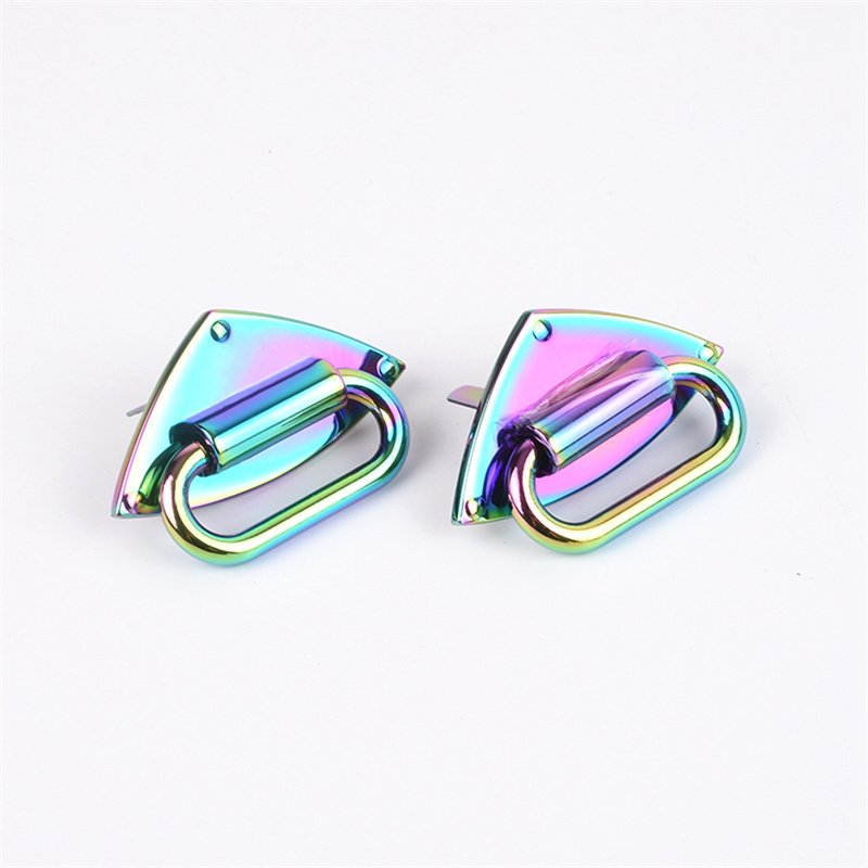 Wholesale Handbag Hardware Various Color Metal Bag Anchor Triangle Bag Buckle