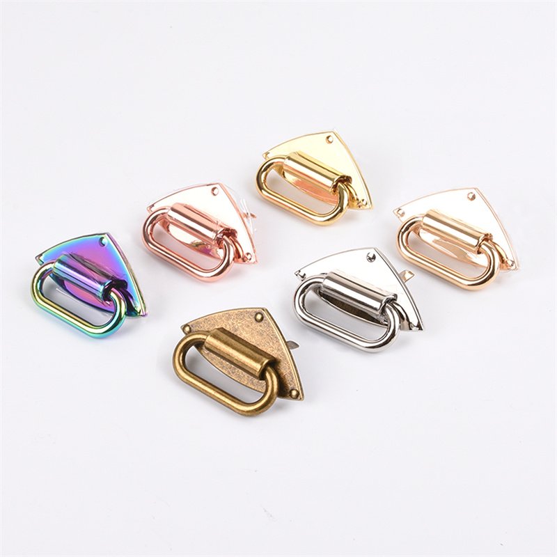 Wholesale Handbag Hardware Various Color Metal Bag Anchor Triangle Bag Buckle