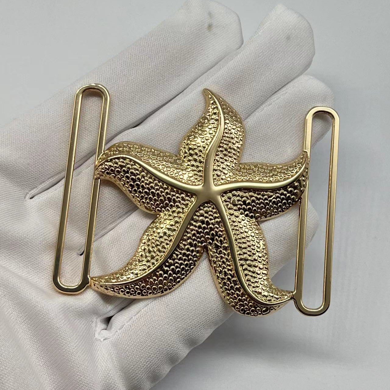 Factory custom starfish strap buckle swimsuit accessories