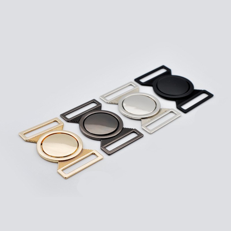 Direct factory inner size 25mm 40mm 50mm zinc alloy customized overcoat joint buckle