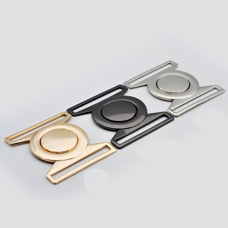 Direct factory inner size 25mm 40mm 50mm zinc alloy customized overcoat joint buckle