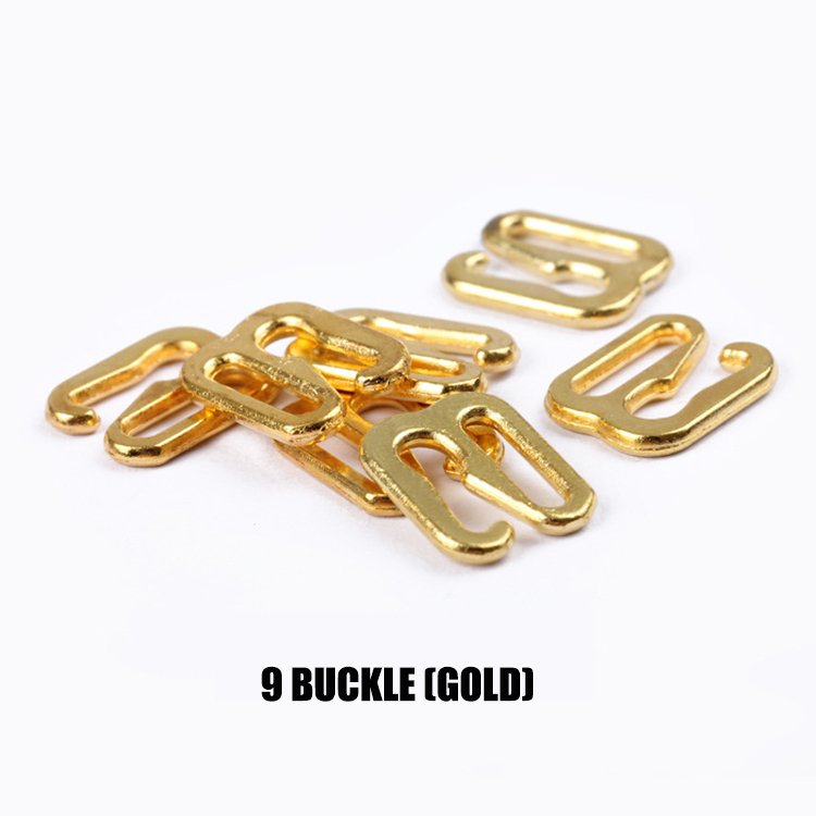 Bra Ring And Slider Metal Hooks Strap Nylon Coated Underwire Plastic Adjustable Shoulder Buckles Underwear Accessories