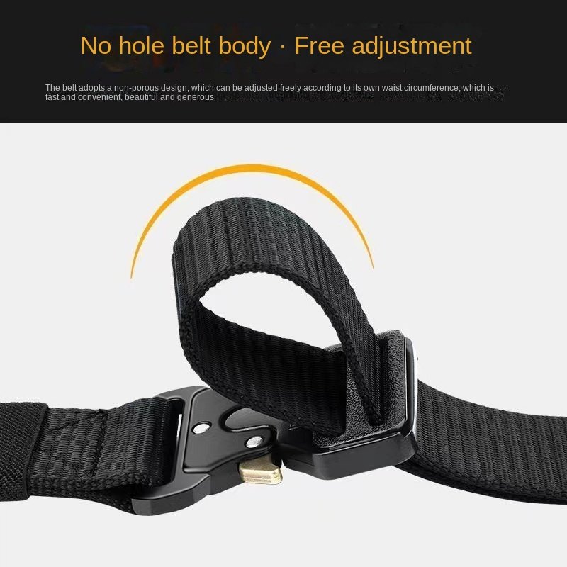 Manufacturer Hot Sale Men's 38mm Heavy Duty Waist Belt Quick Release Tactical Plastic Buckle
