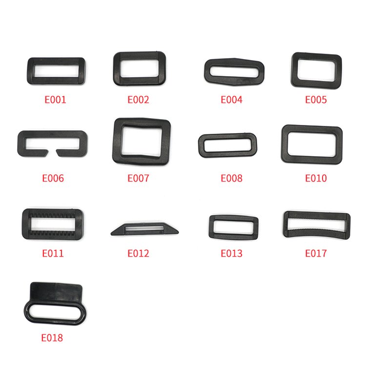 Buckle Manufacturer Pom Recycled Plastic Square Shape Buckle for Bag Strap Webbing