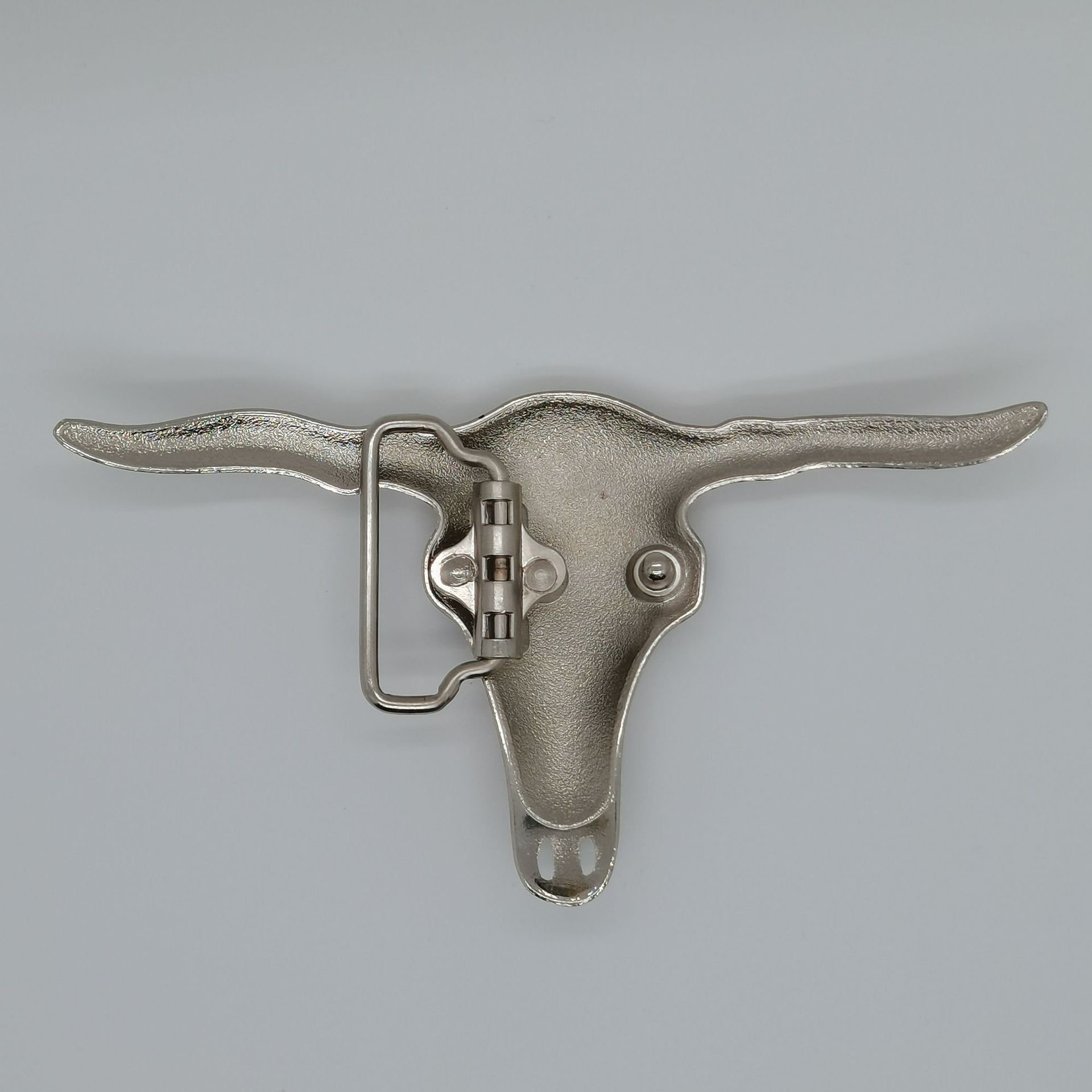 Personalizadas Bull Head Skull Belt Buckle Western Cowboy Logo Metal Belt Buckle Wholesale Custom Men Brass Belt Buckle 40mm