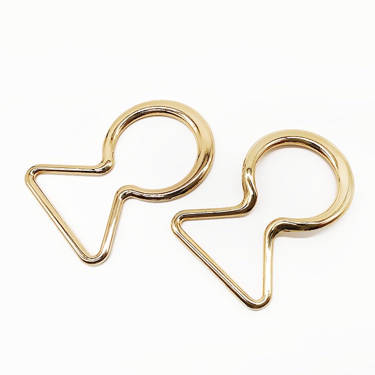 Wholesale Zinc Alloy Decorative 8 Word Buckle Fashion Windbreaker Belt Buckle Shoulder Strap Adjustment Connection Buckle