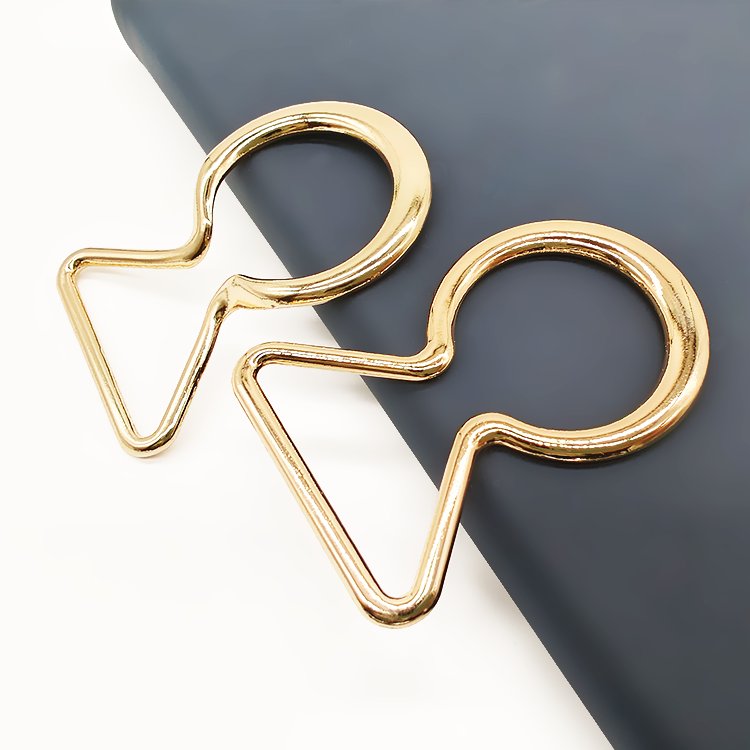 Wholesale Zinc Alloy Decorative 8 Word Buckle Fashion Windbreaker Belt Buckle Shoulder Strap Adjustment Connection Buckle