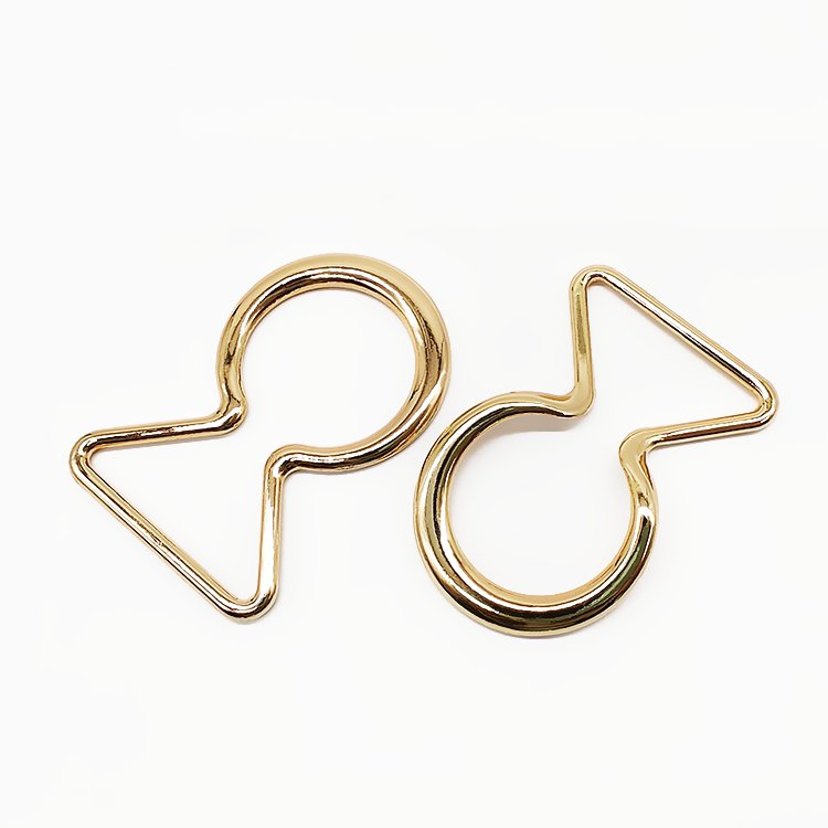 Wholesale Zinc Alloy Decorative 8 Word Buckle Fashion Windbreaker Belt Buckle Shoulder Strap Adjustment Connection Buckle