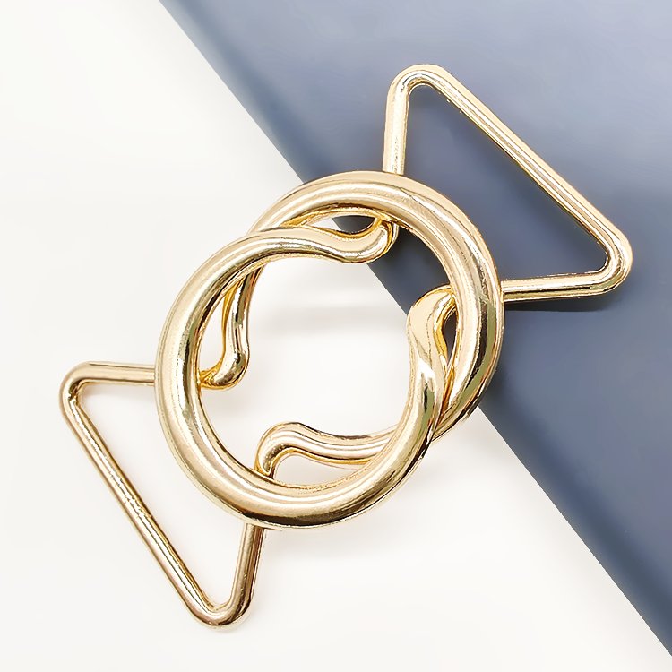 Wholesale Zinc Alloy Decorative 8 Word Buckle Fashion Windbreaker Belt Buckle Shoulder Strap Adjustment Connection Buckle