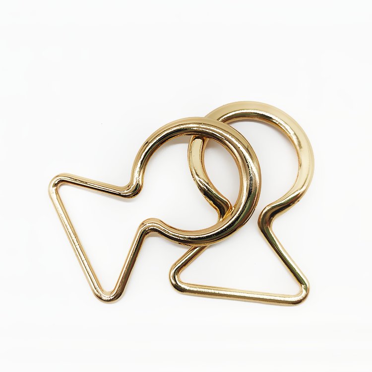 Wholesale Zinc Alloy Decorative 8 Word Buckle Fashion Windbreaker Belt Buckle Shoulder Strap Adjustment Connection Buckle