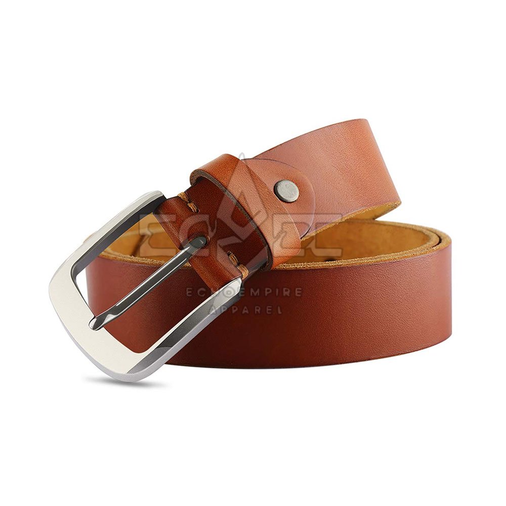 Popular Cow Hide Leather Belts For Men Split Leather Pin Buckles Belt Black Casual Customized Logo Style