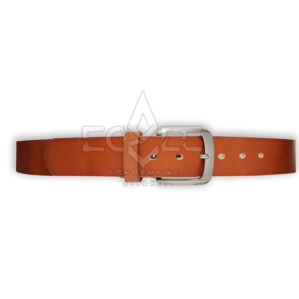Popular Cow Hide Leather Belts For Men Split Leather Pin Buckles Belt Black Casual Customized Logo Style