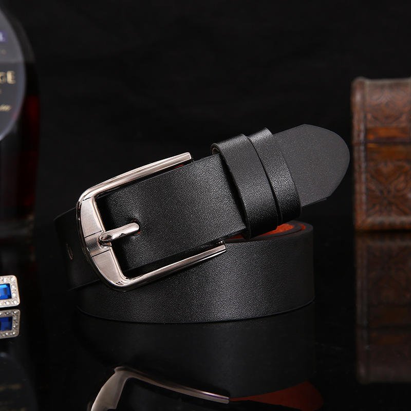 High Quality Luxury Leather Belts Men Logo Custom Design Adjustable Belt With Pin Buckle Classic
