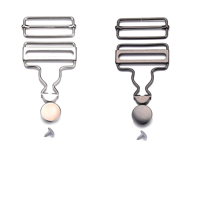 Factory supply metal Clip Slider Brass calabash Replacement Buckles Adjustable Buckle Suspender