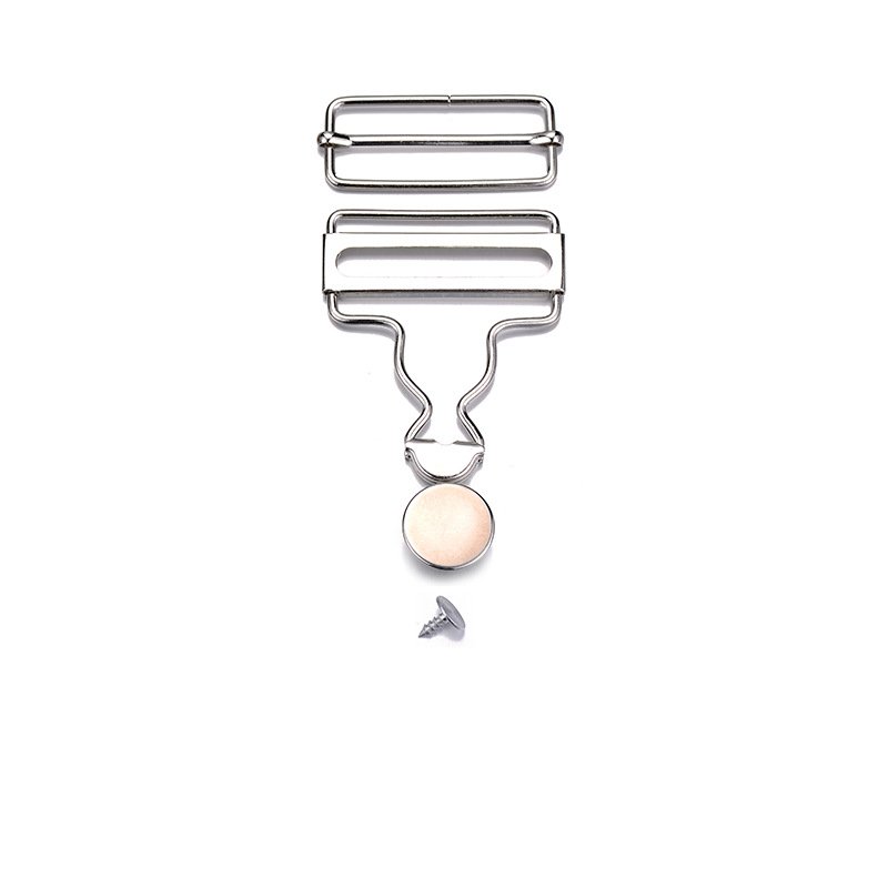 Factory supply metal Clip Slider Brass calabash Replacement Buckles Adjustable Buckle Suspender