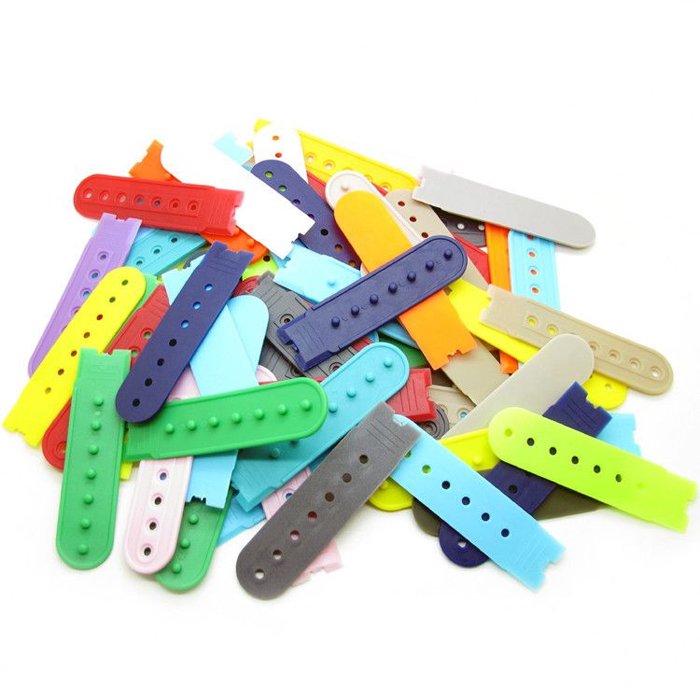 Plastic hat accessories snap buckle plastic customized single and double row seven hole row button spot hat closure replacement