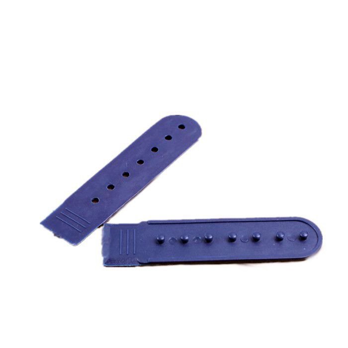 Plastic hat accessories snap buckle plastic customized single and double row seven hole row button spot hat closure replacement