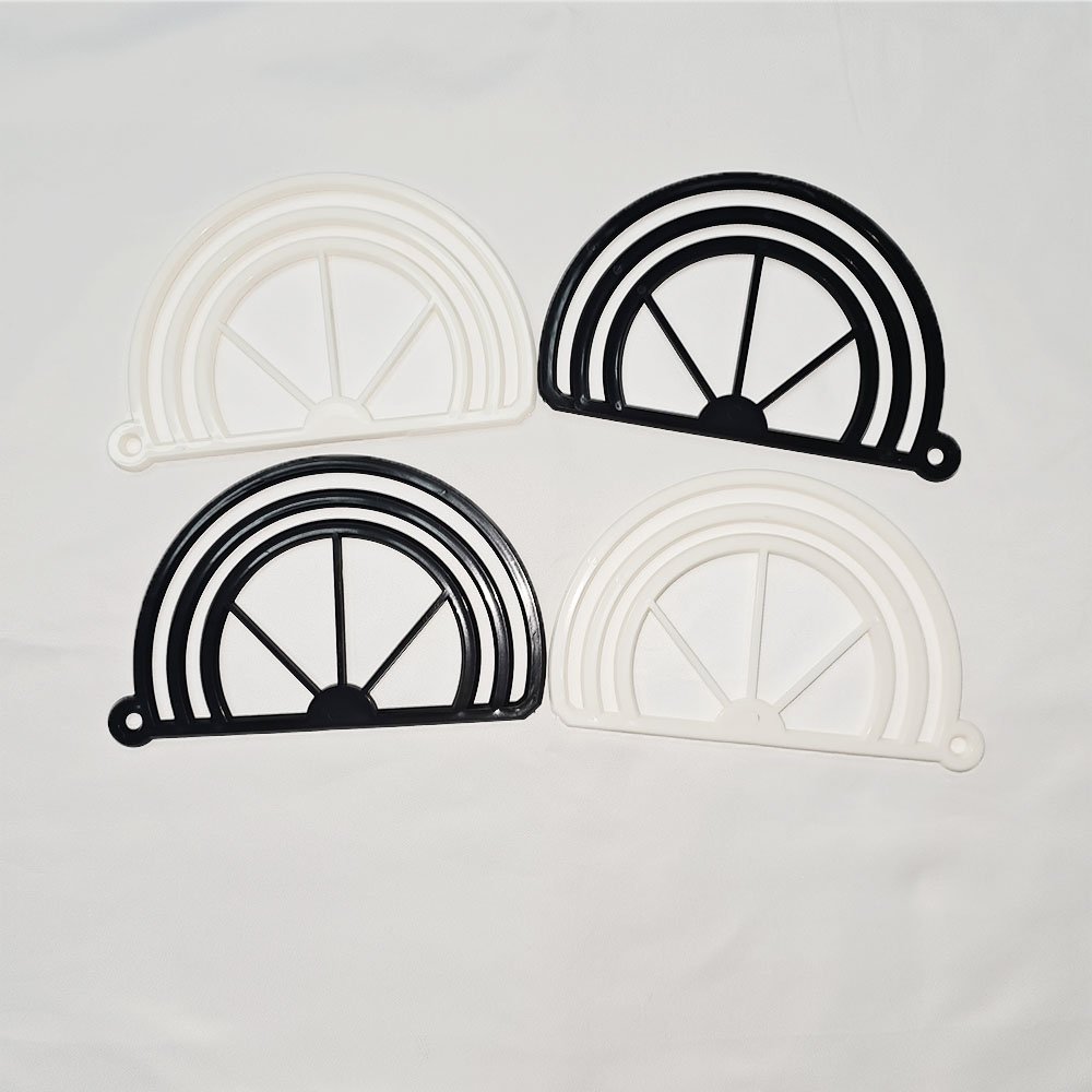 OEM Custom Logo Buckle Plastic Hat Accessories Snap Buckle Hat Brim Curving Band Cap Curver
