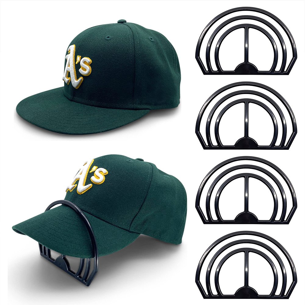 OEM Custom Logo Buckle Plastic Hat Accessories Snap Buckle Hat Brim Curving Band Cap Curver
