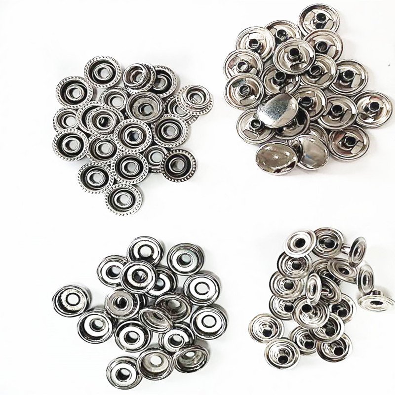 15mm stainless steel big white button (201 snap fastener) clothing hat buckle wholesale in stock