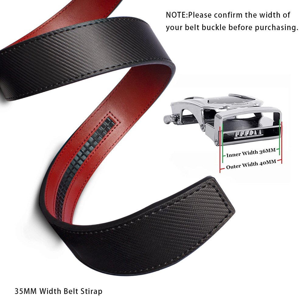2024 Wholesale Genuine Leather Belt Luxury Business Men Black Adjustable Casual Automatic Buckle Belts