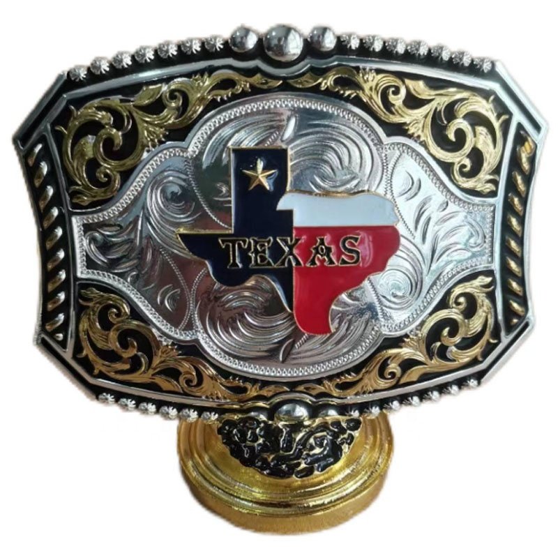 Initial Texas Cowboy Large Belt Buckle Western Cowboy Handmade Metal Bull Belt Buckle Small for Men Women