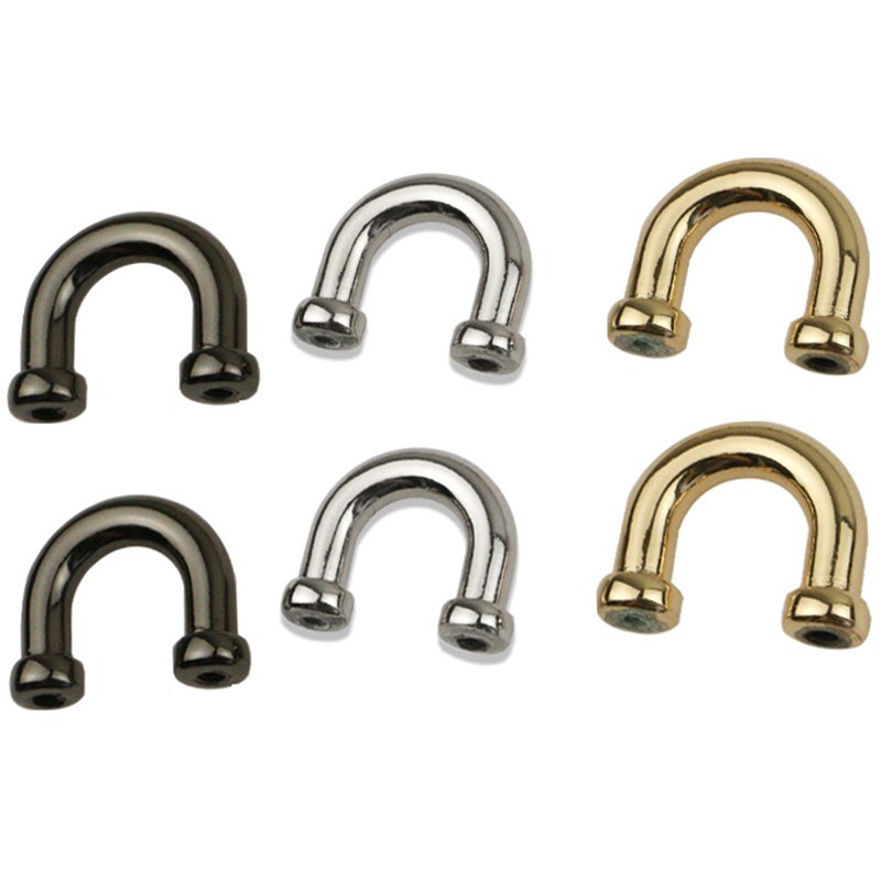 10/13mm Handbag Hardware Accessories U Rings For Connector Bag D Ring Arch Bridge Buckle