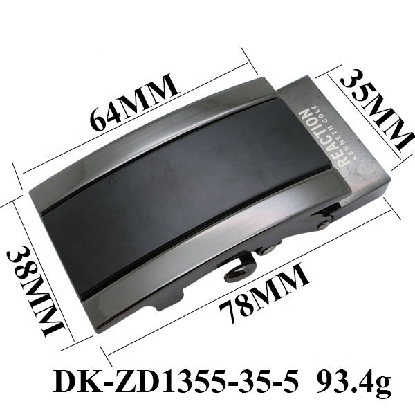 Fashion Classic Customized Laser Logo Men 35MM Zinc Alloy Belt Buckle Automatic Buckle For Leather Belt