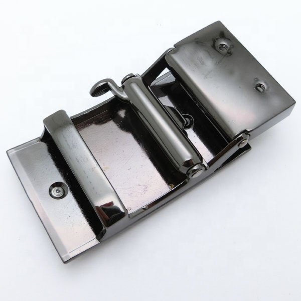 Fashion Classic Customized Laser Logo Men 35MM Zinc Alloy Belt Buckle Automatic Buckle For Leather Belt